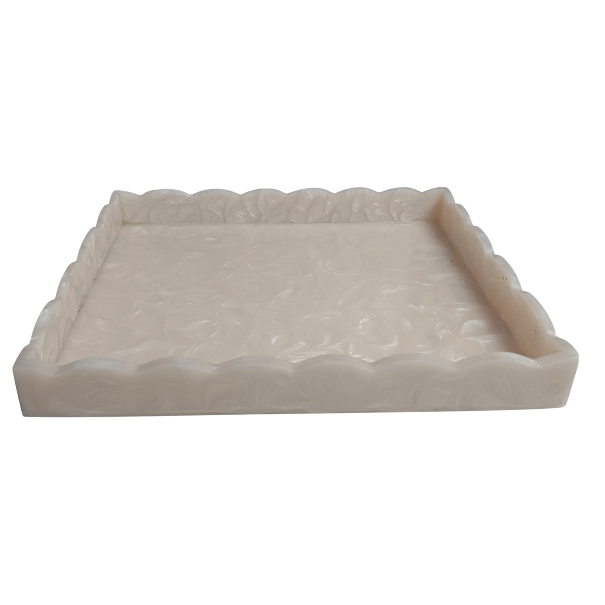 Premium Scallop Resin Tray