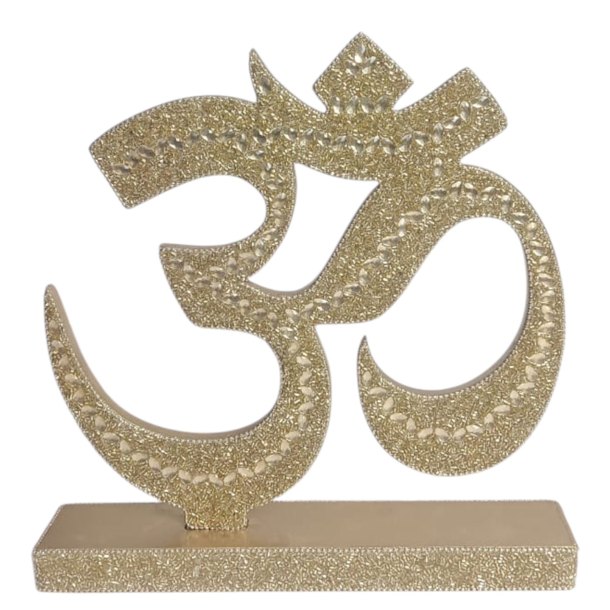 Golden beaded 'OM' Table Top