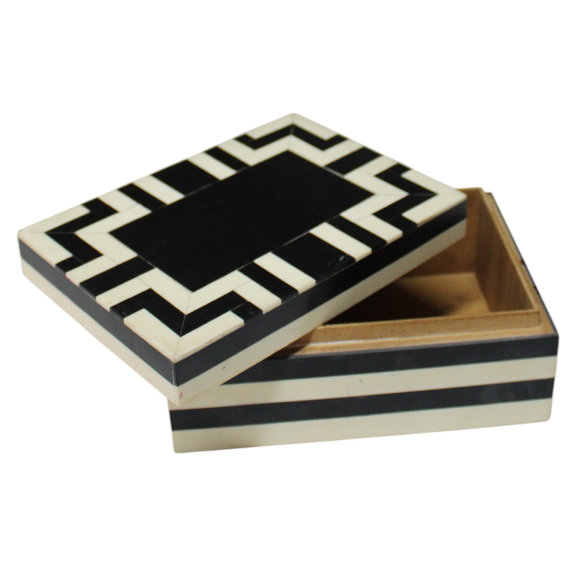 Art Deco Inlay Jewellery Box