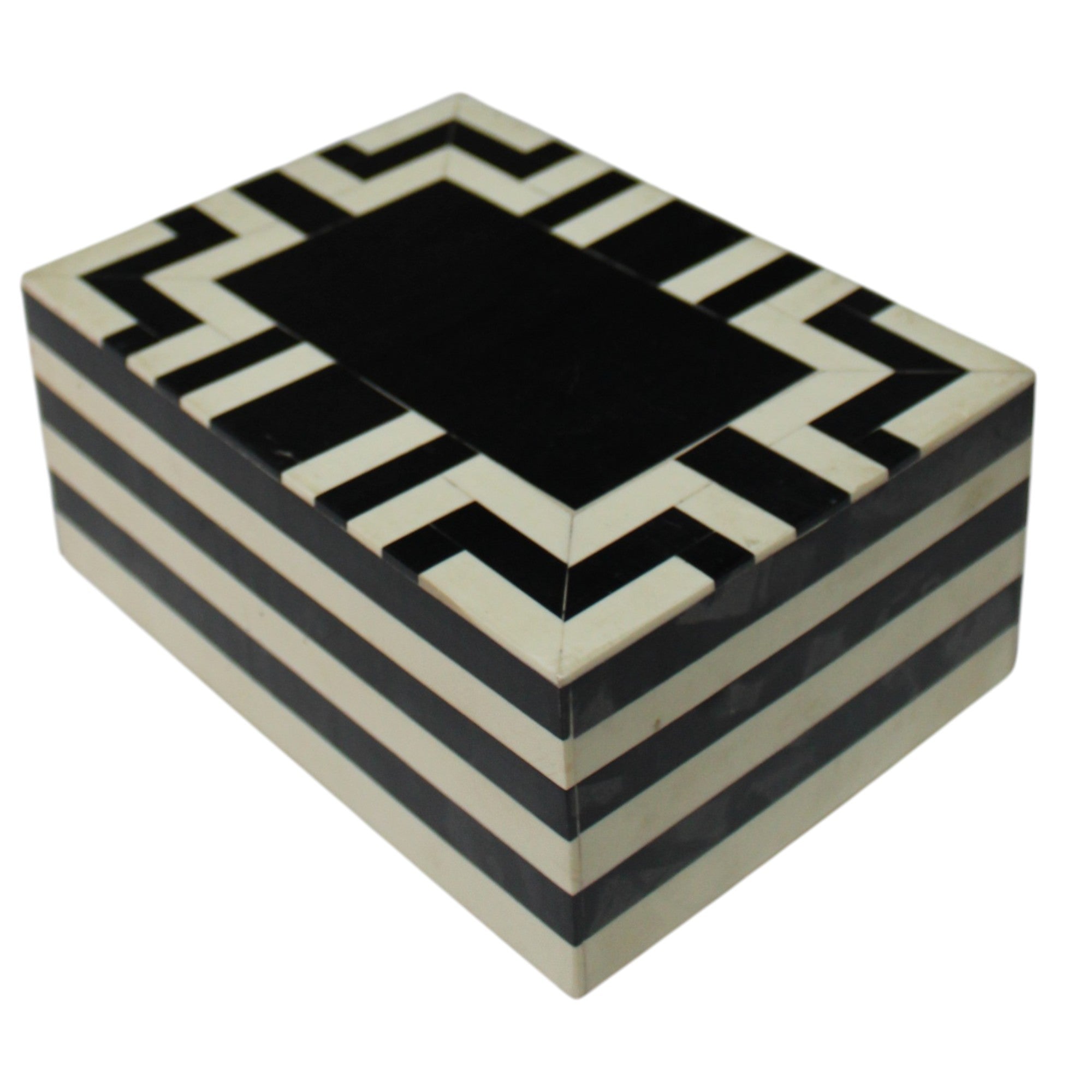 Art Deco Inlay Jewellery Box