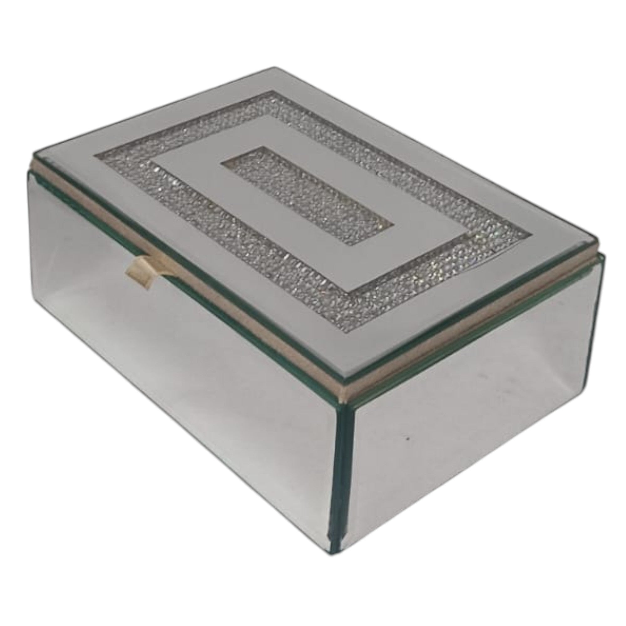 Rectangular Mirrored Jewelry Box