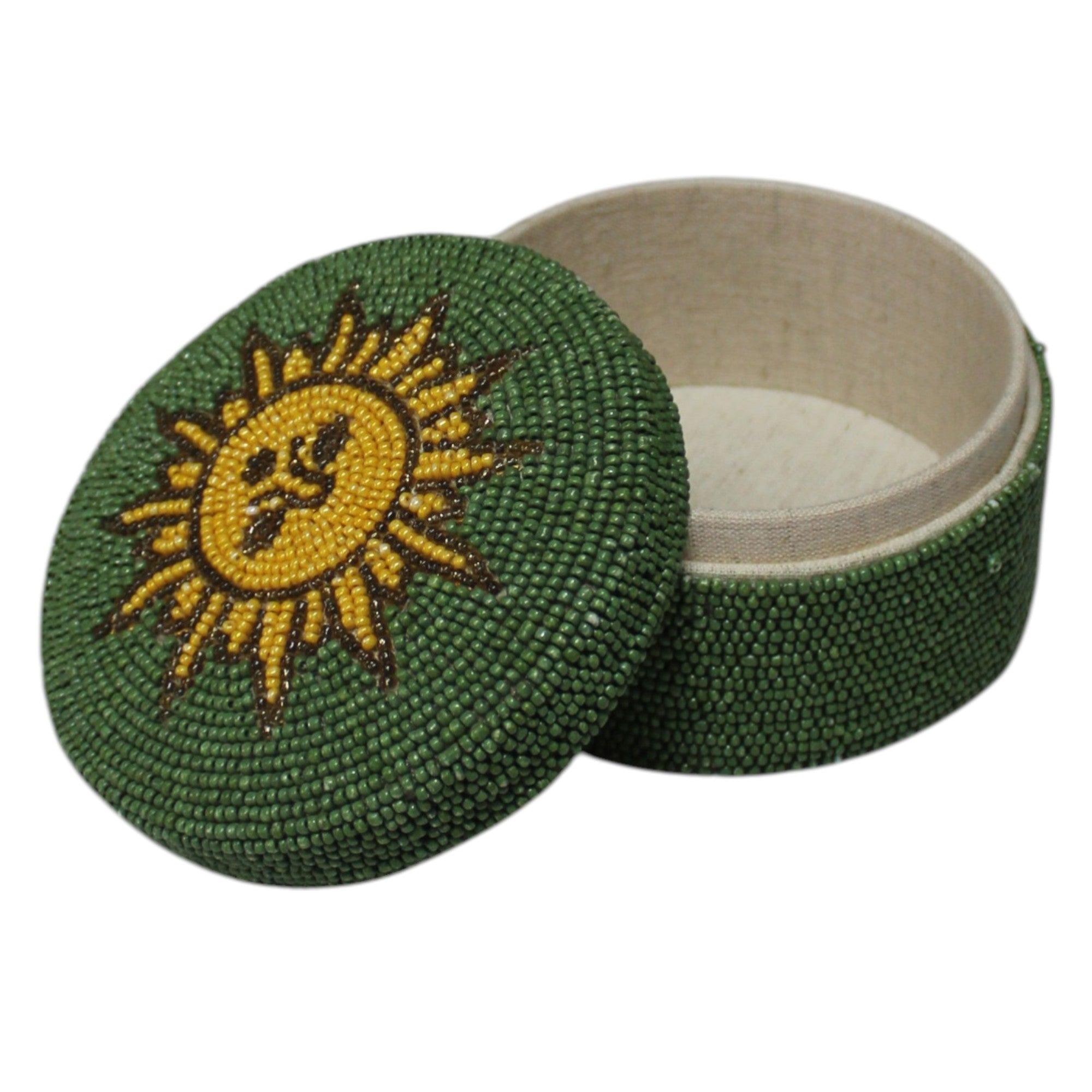 Spring Bloom Beaded Jewellery Box