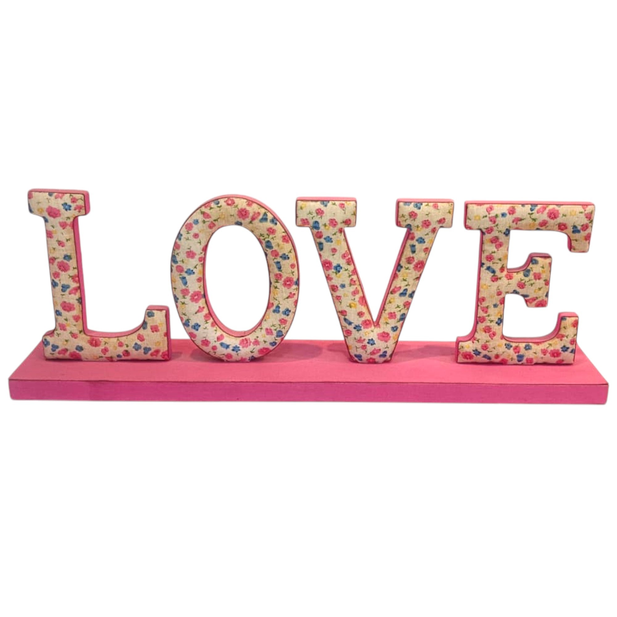 Floral "LOVE" Decorative Sign for Valentine