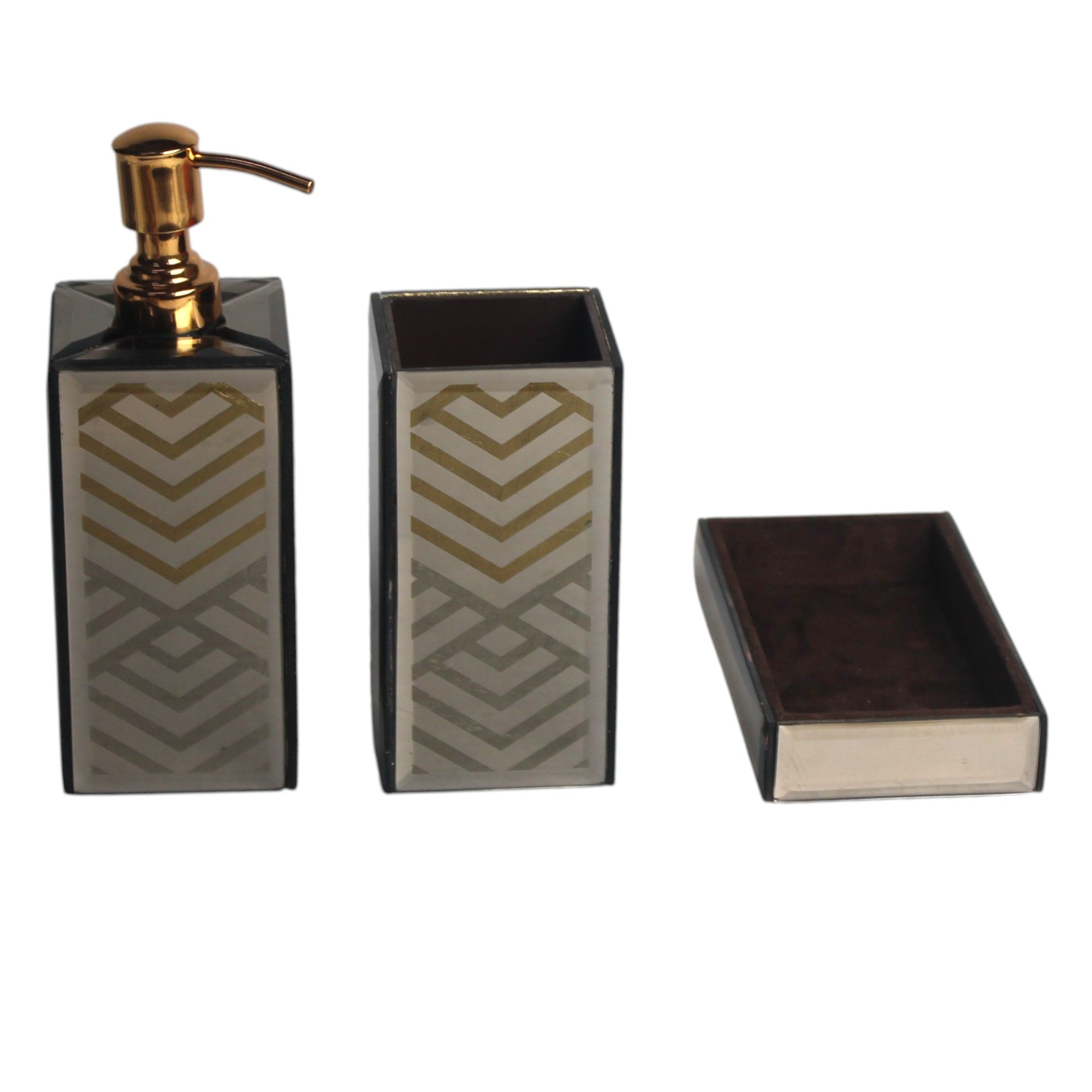 Two-Pieces Brown Bathroom Set for Modern Bathrooms