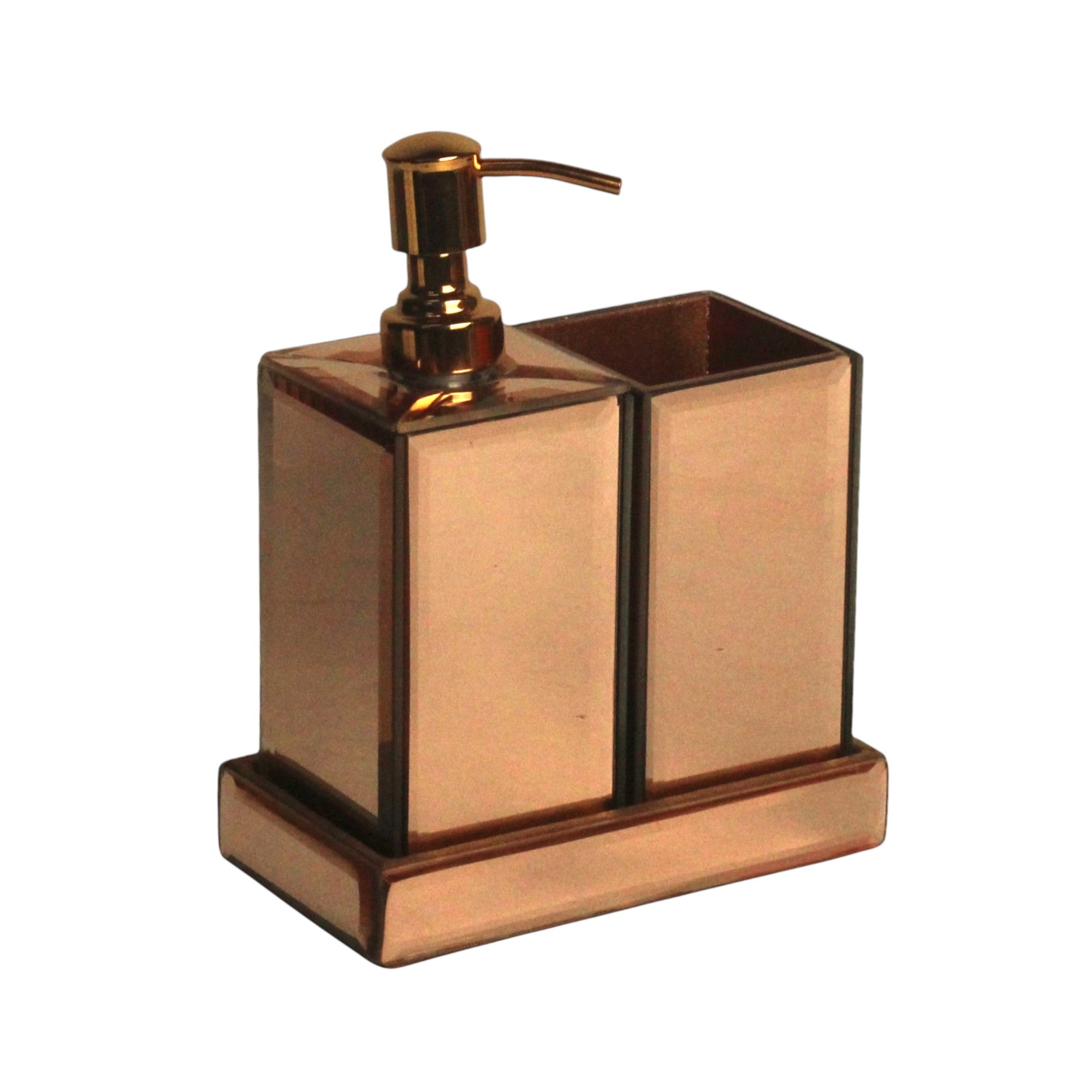 Two-Pieces Rose Gold Bathroom Set for Modern Bathrooms