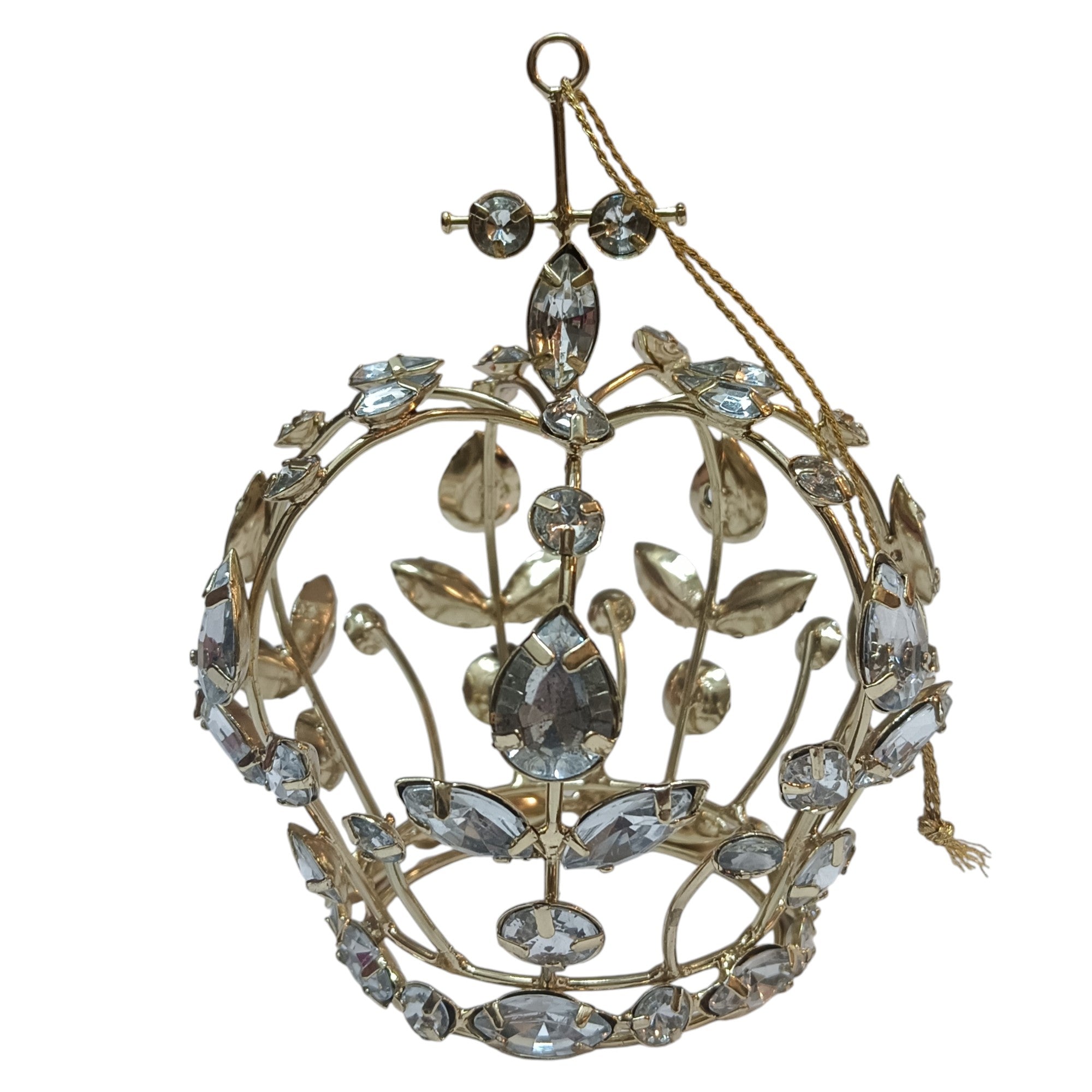 Crystal Crown Shape Christmas Tree Ornament