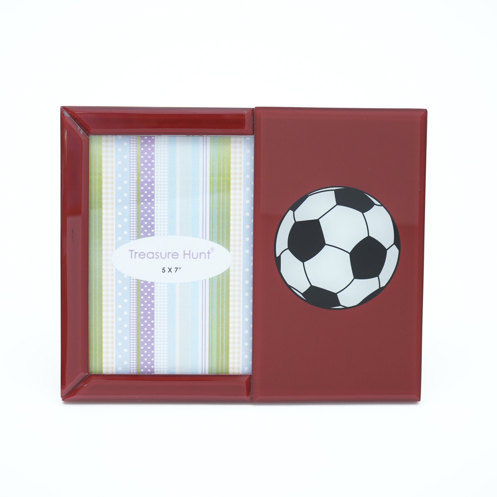 Premium Glass Photo Frame  with Football Design