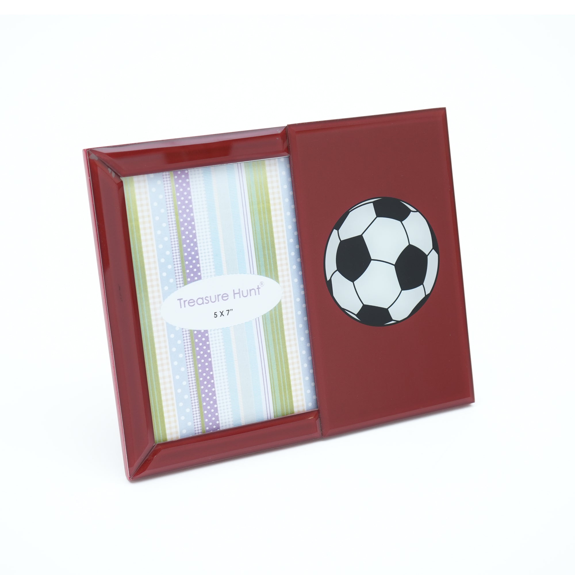 Premium Glass Photo Frame  with Football Design