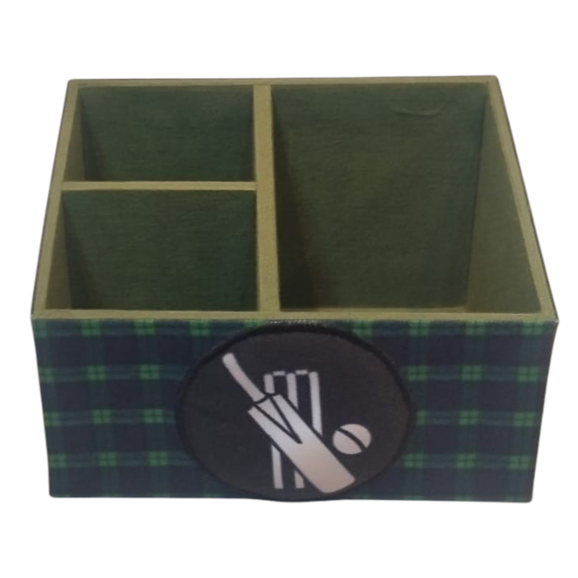  Premium Kids Stationery Holder with Cricket Design 