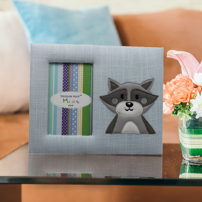 Embroidery Racoon Photo Frame