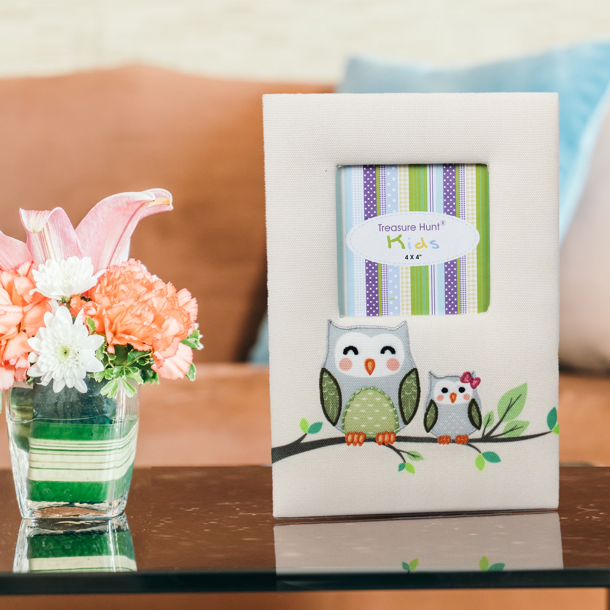 Multicolored Owl Design Photo-Frame for Kids