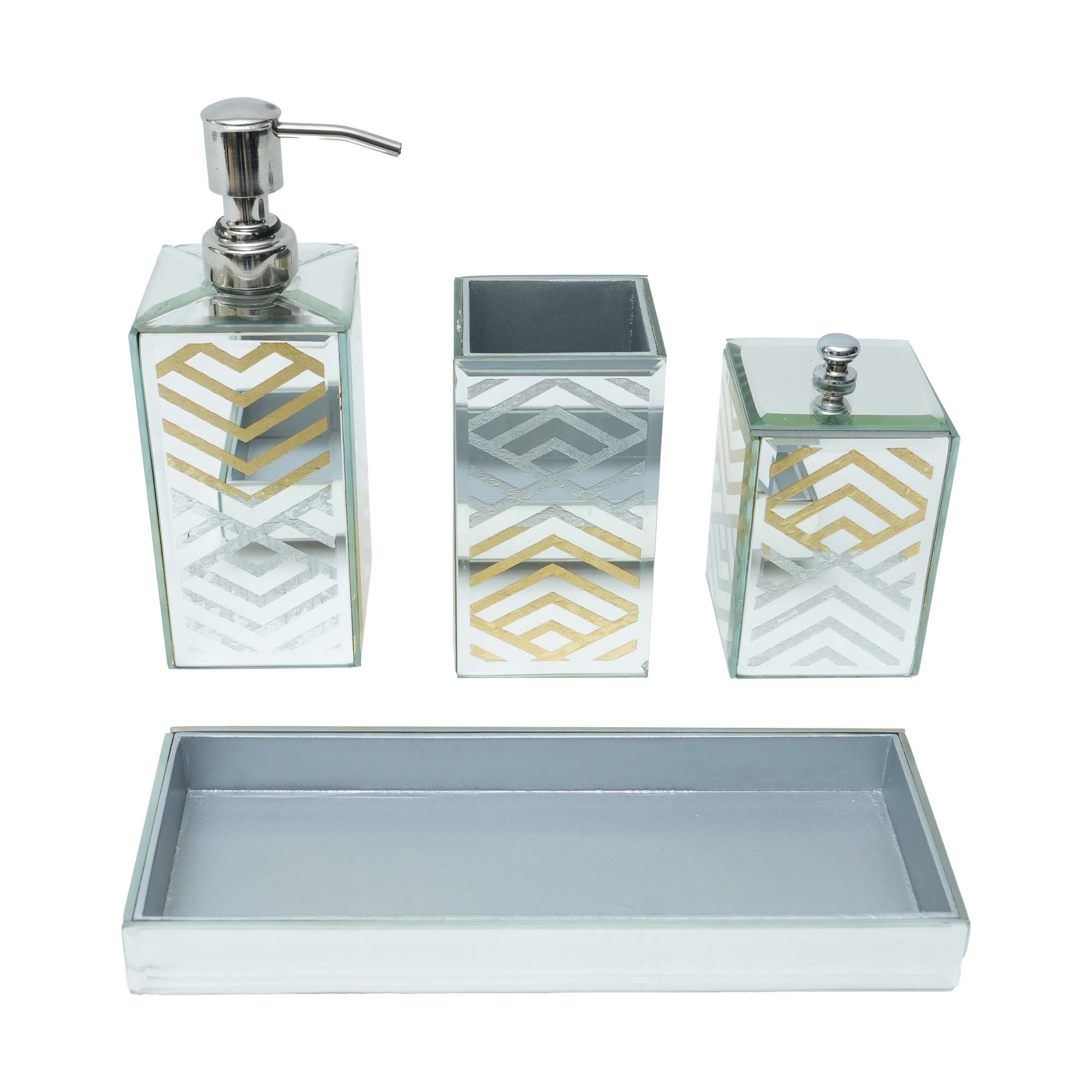 Luxury 4-Pieces Bathroom Set for Modern Bathrooms