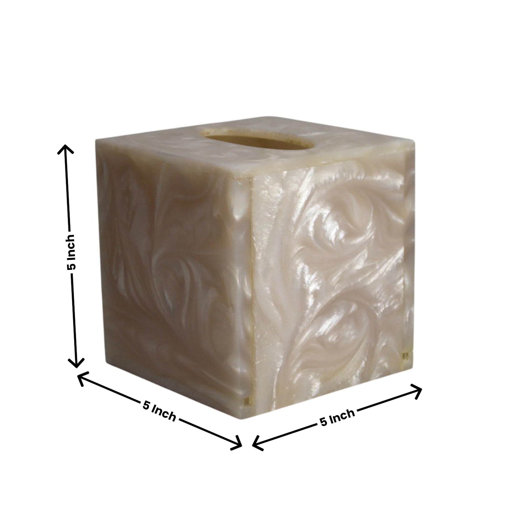 Luxury Resin Tissue Box Holder