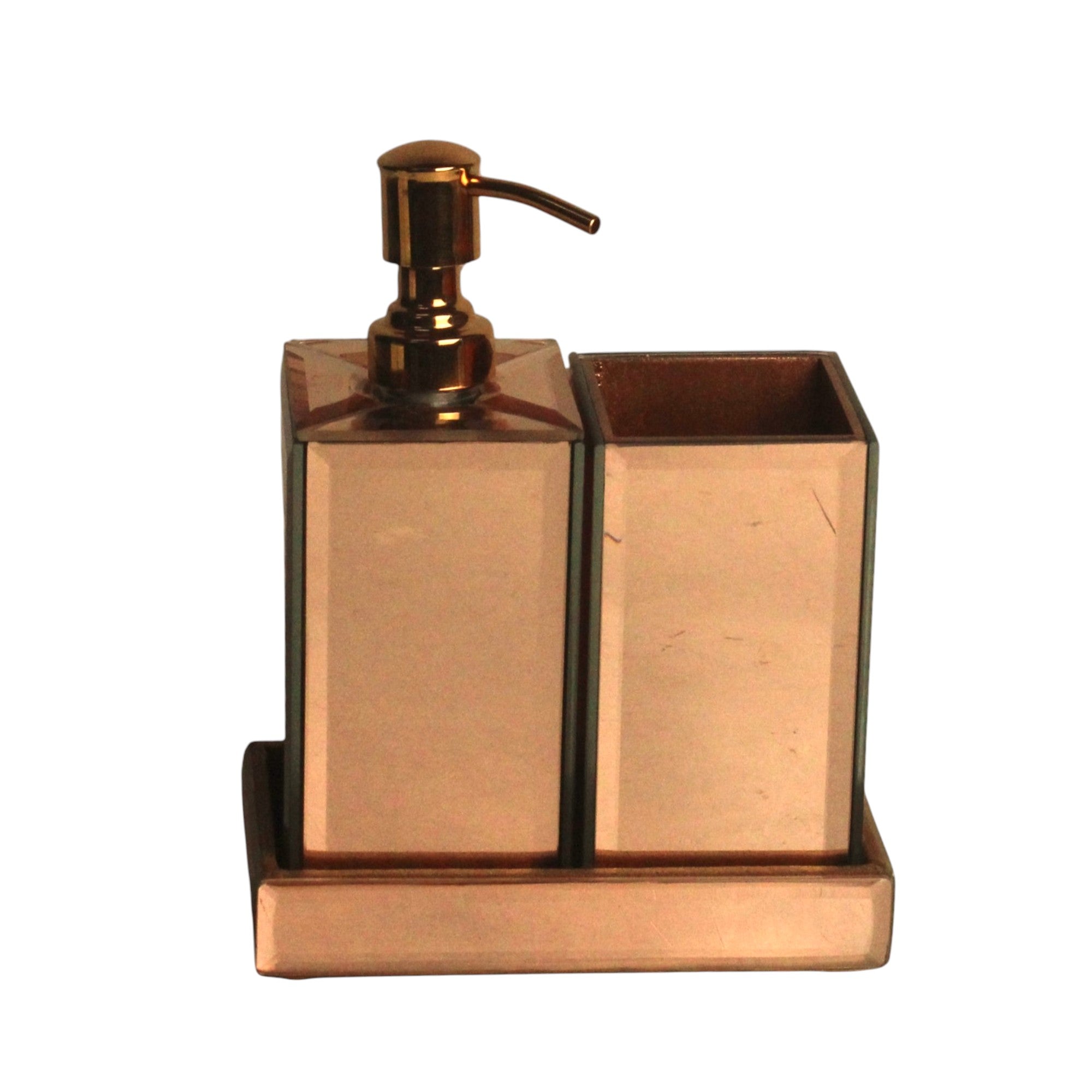 Two-Pieces Rose Gold Bathroom Set for Modern Bathrooms