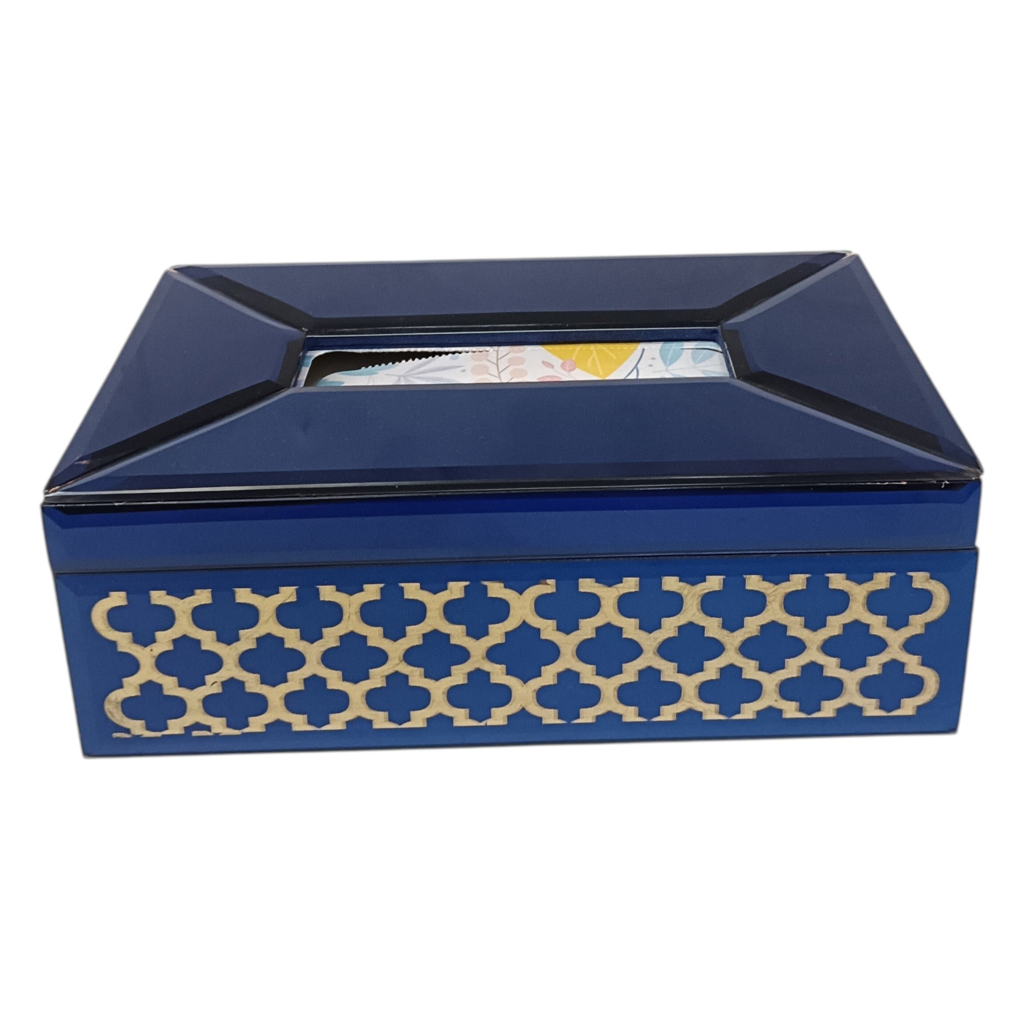 Luxury Designer Glass Dining Tissue Box