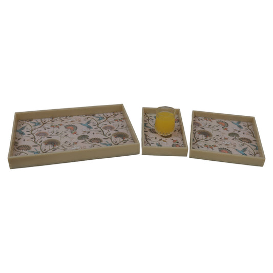 Designer 3-Piece Tray Set