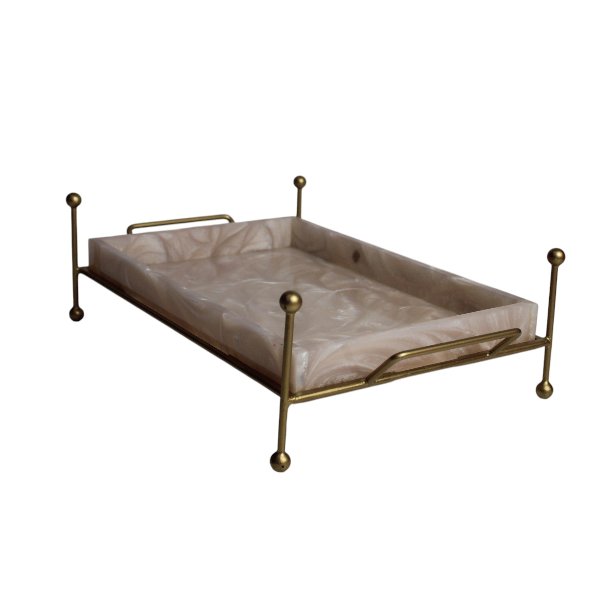 Premium Metal Cradle Serving Food Platter