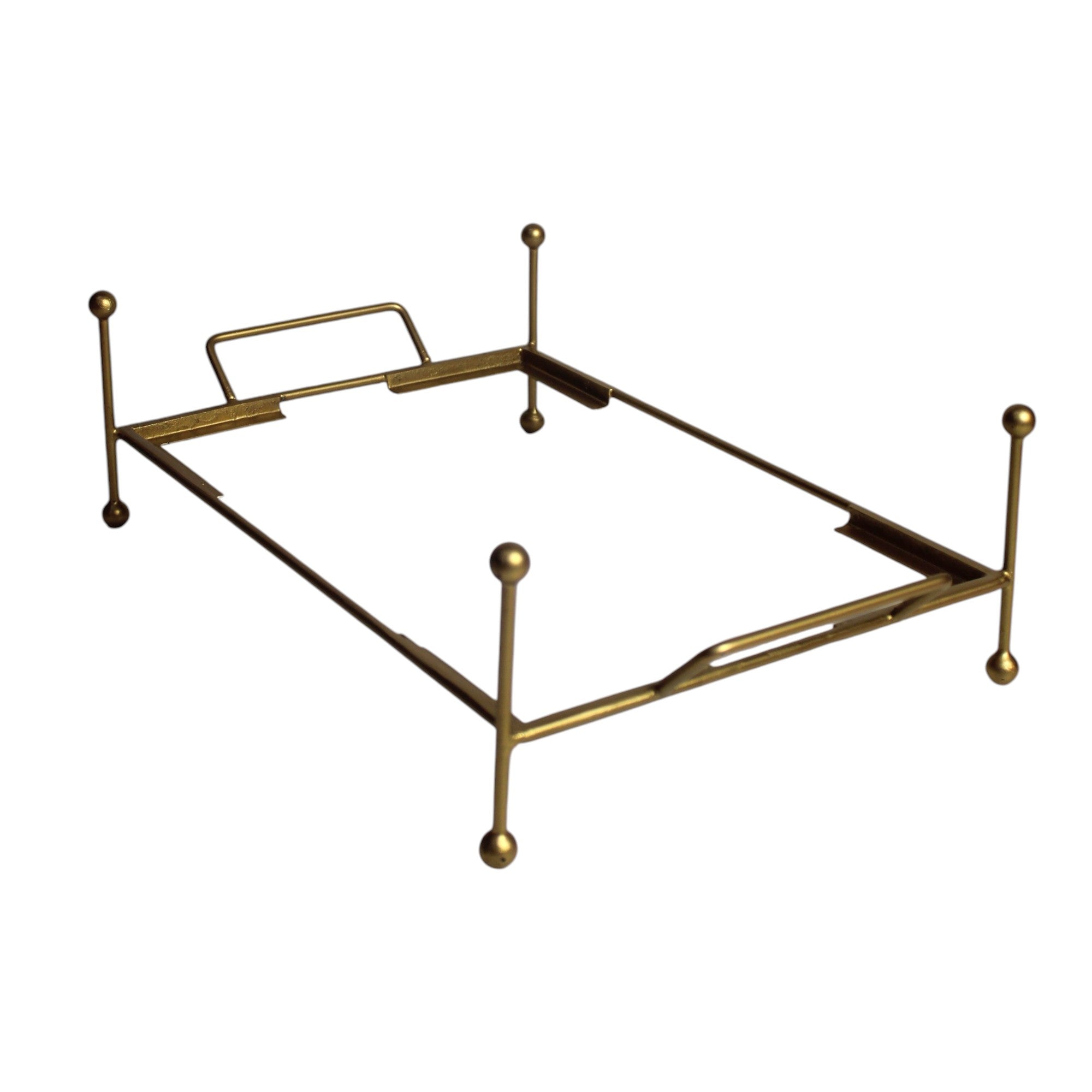 Premium Metal Cradle Serving Food Platter