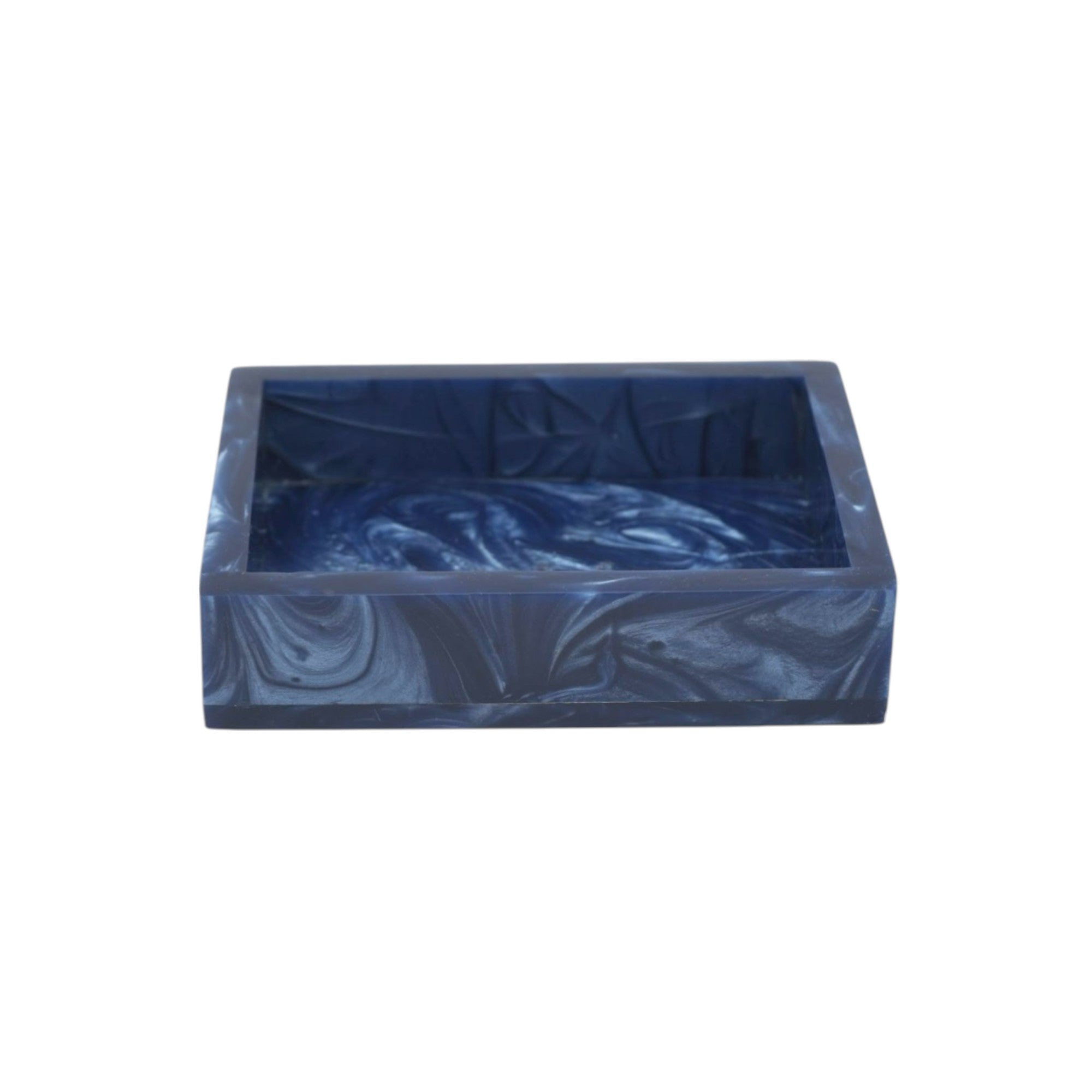 Blue Resin Soap Dish
