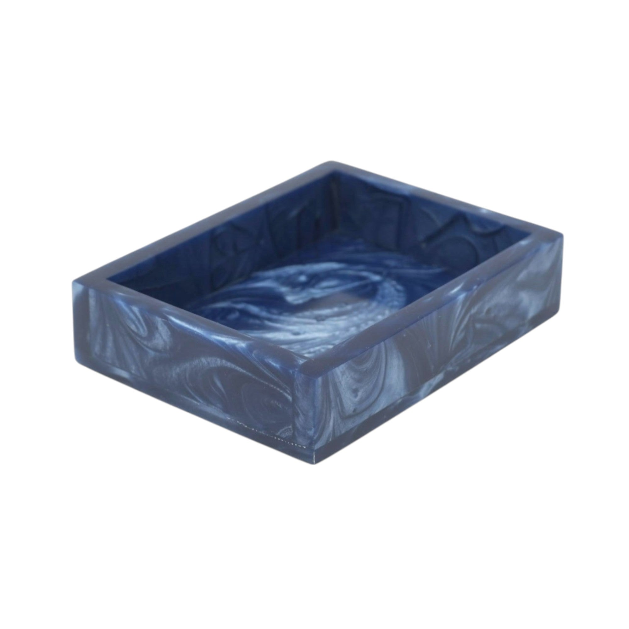 Blue Resin Soap Dish