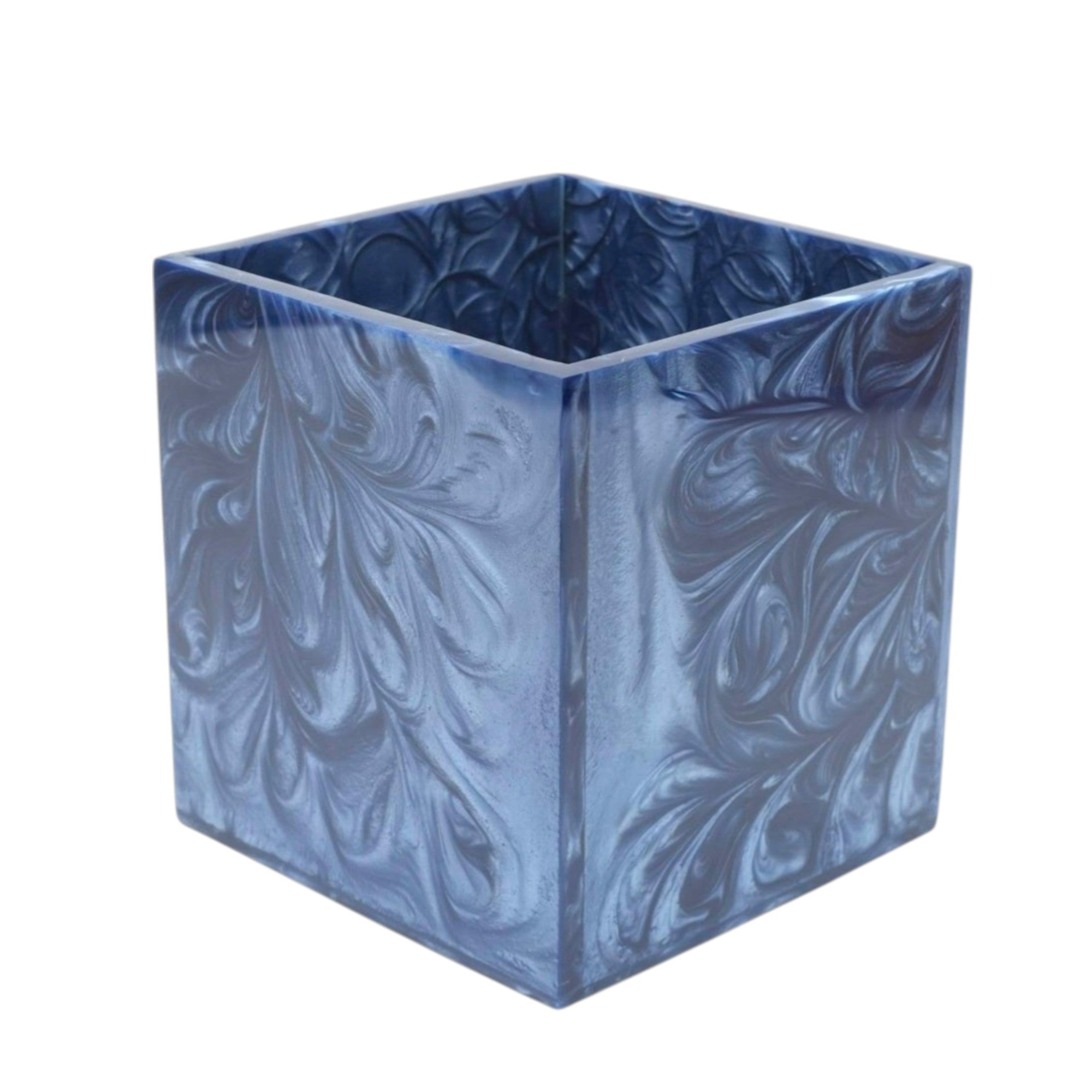 Blue Resin Dustbin