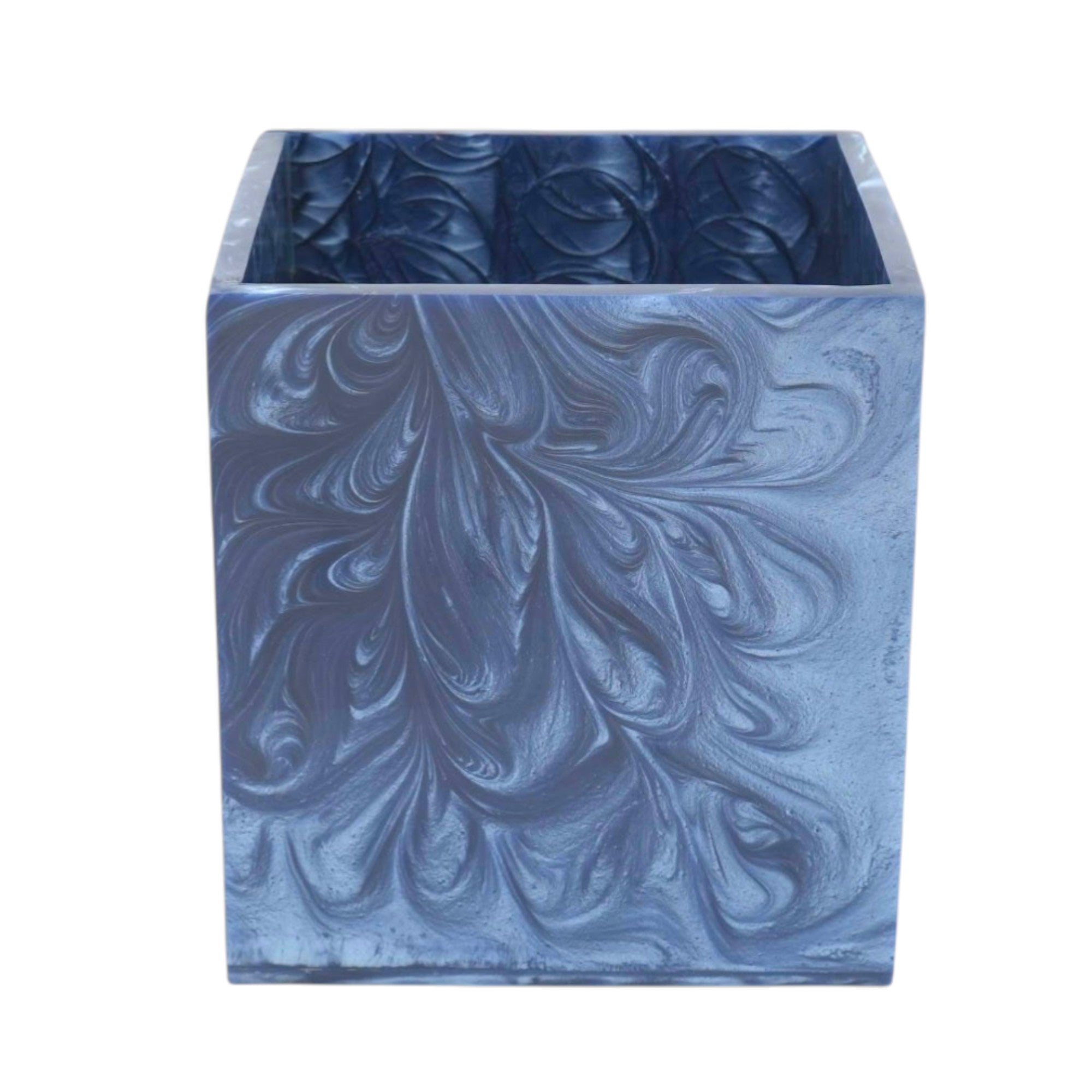 Blue Resin Dustbin
