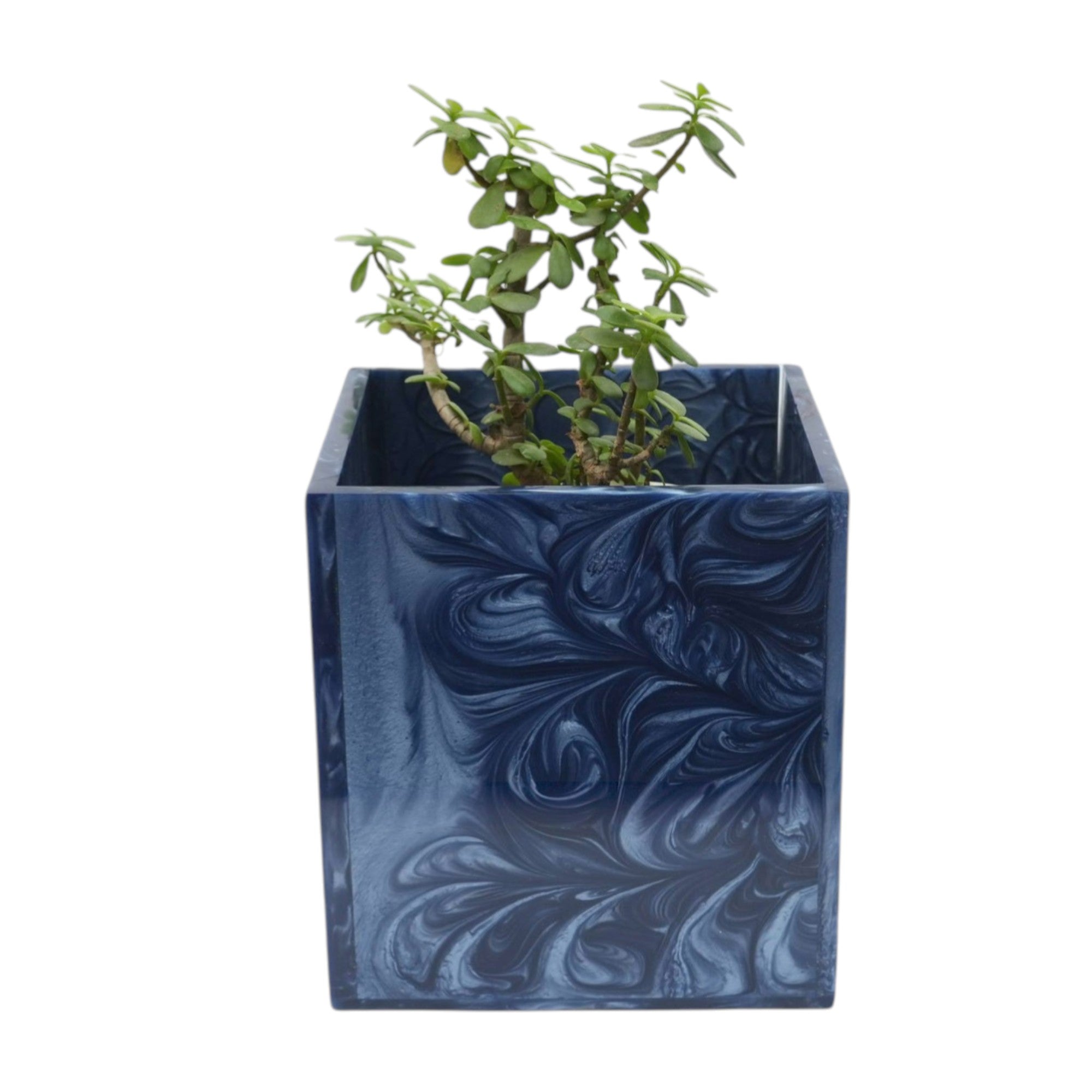 Blue Resin Dustbin