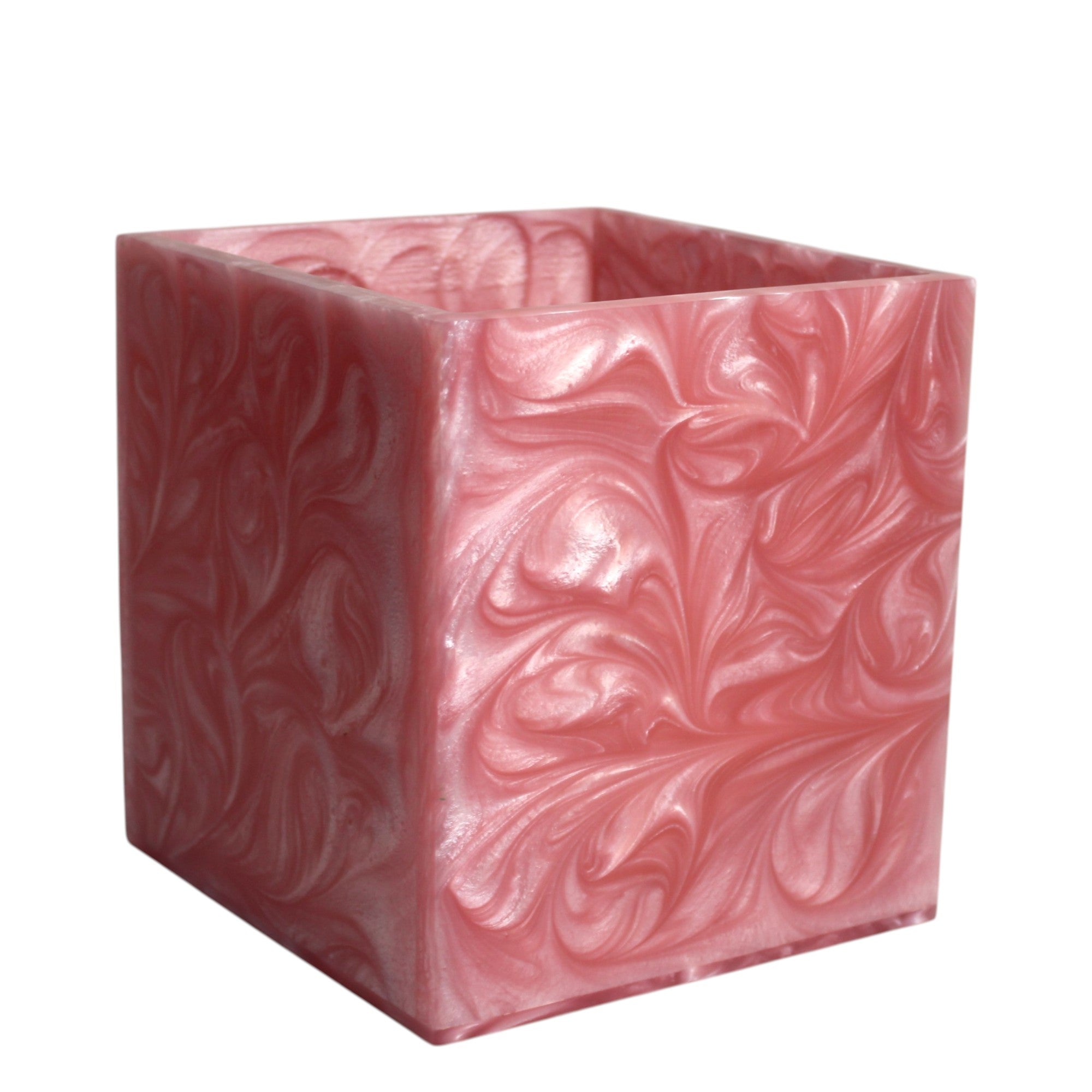 Pink Resin Dustbin