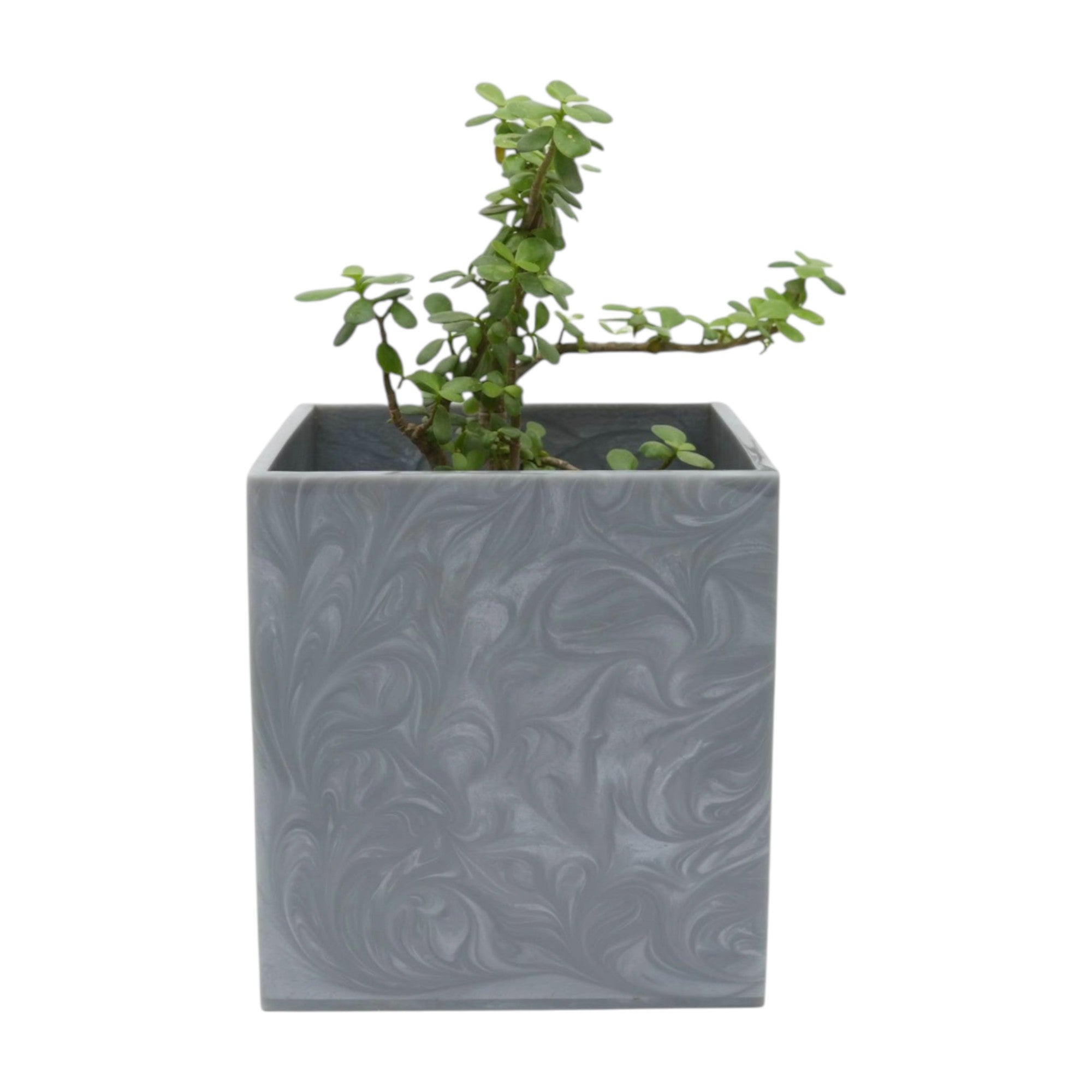Grey Resin Dustbin