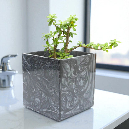 Black Resin Dustbin