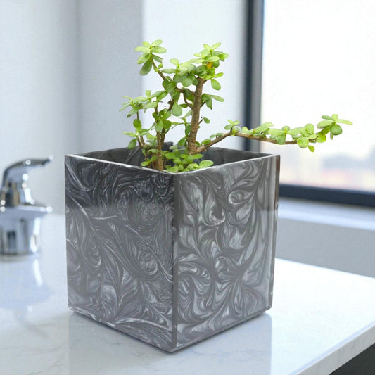 Black Resin Dustbin