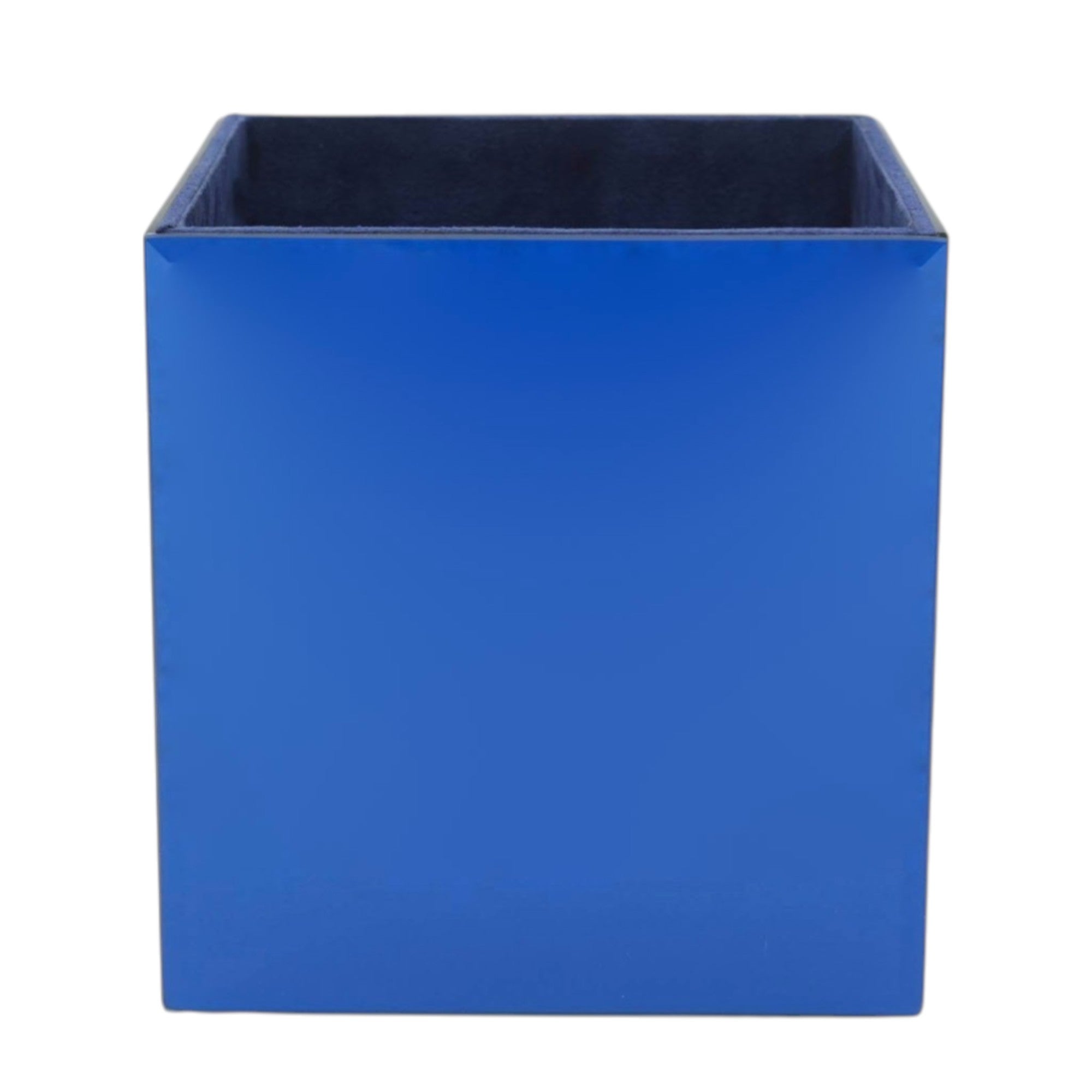 Blue Mirror Dustbin