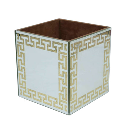 Luxury Silver Mirror Dustbin