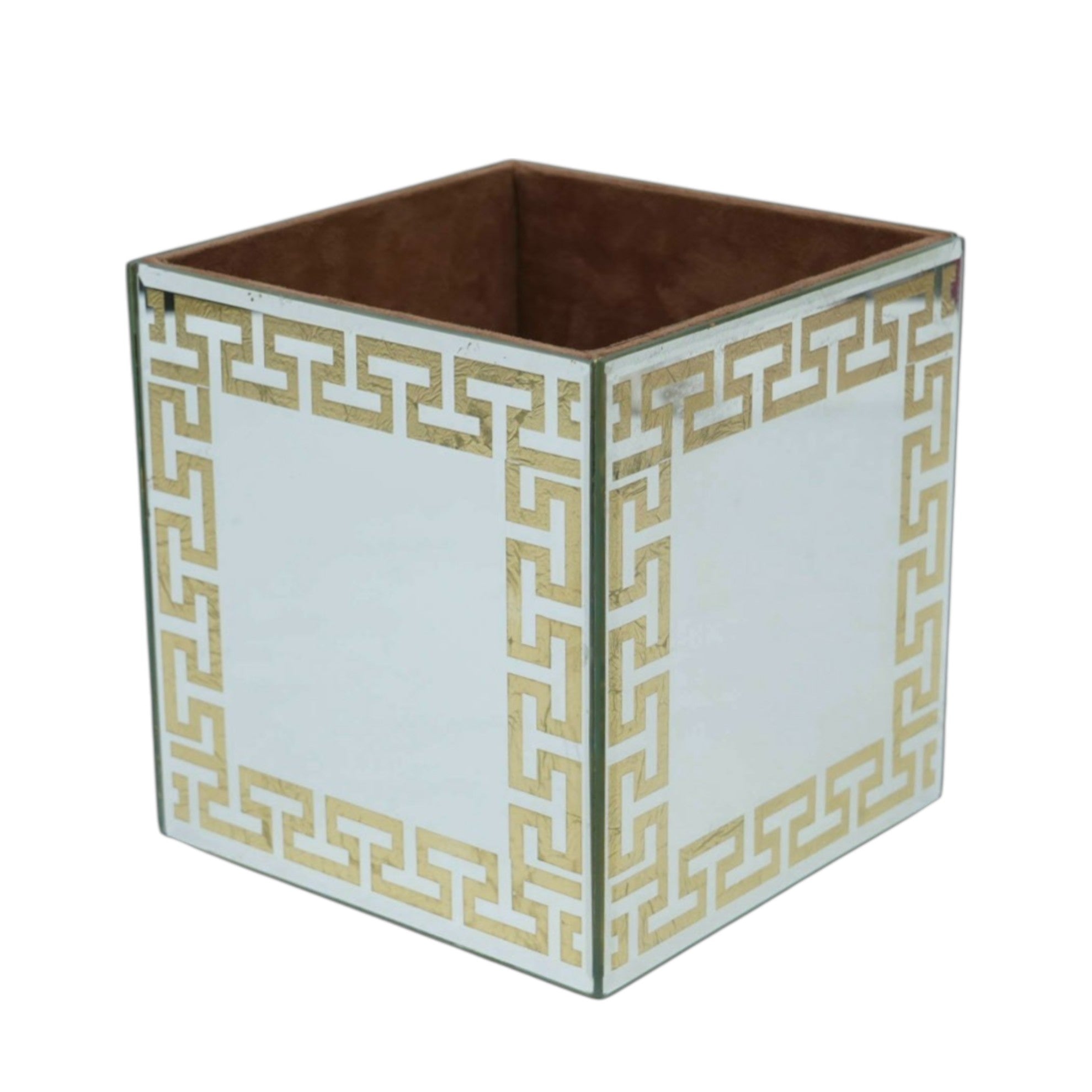 Luxury Silver Color Mirror Dustbin