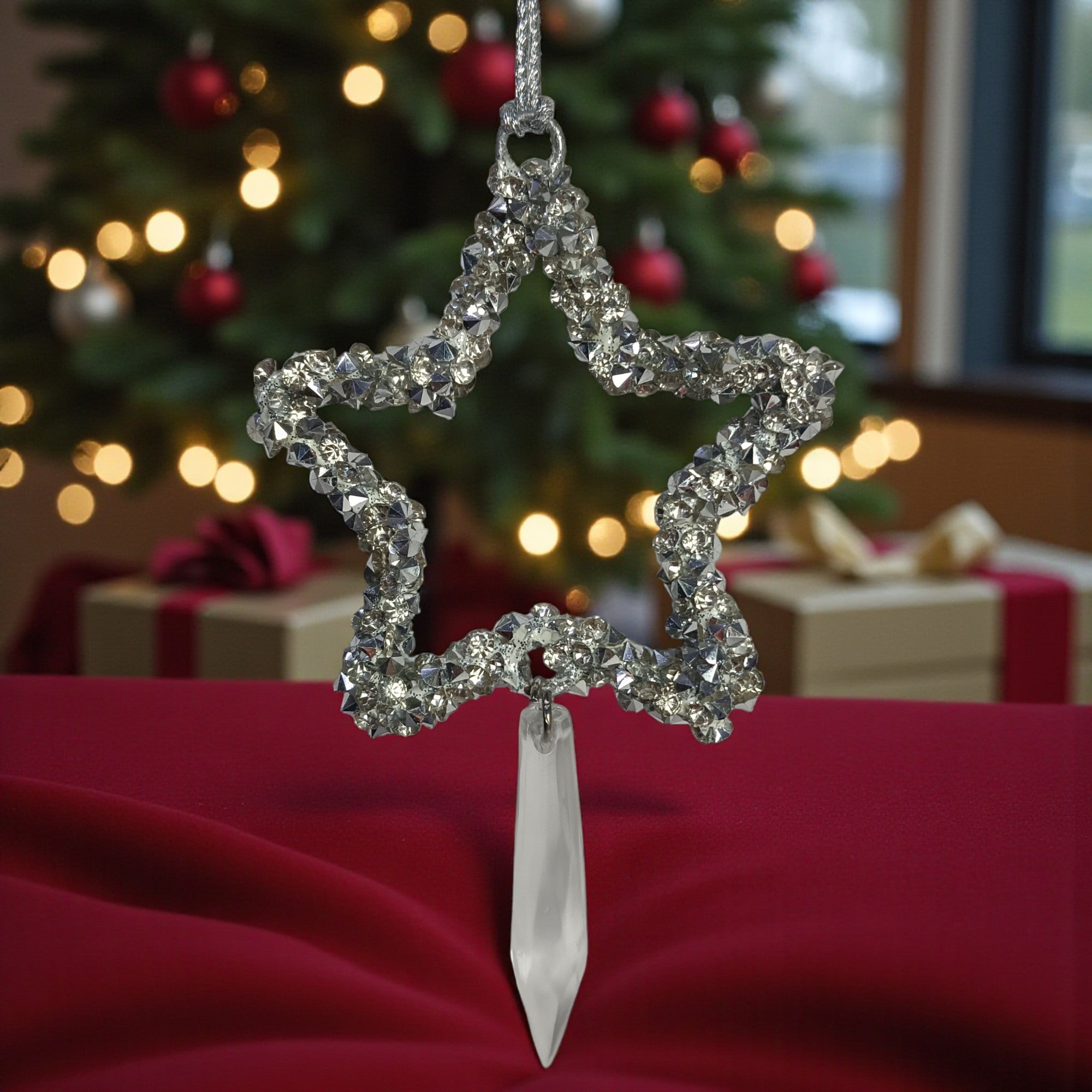 Star Hanging Ornaments for Christmas Tree Decoration